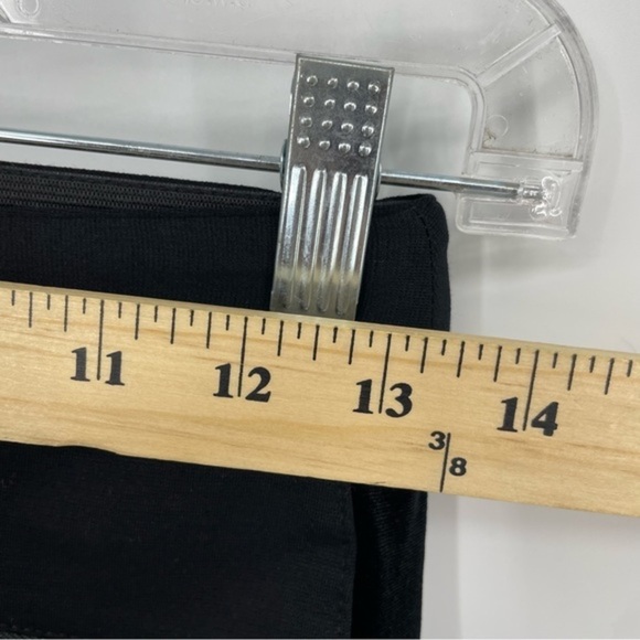 INC Velvet panel Accent Tuxedo Leggings Sz 2P black - Picture 10 of 11